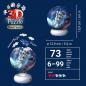 Preview: 72 Teile Ravensburger 3D Puzzle Ball Nachtlicht Astronauten 12008058