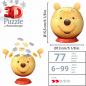 Preview: 72 Teile Ravensburger 3D Puzzle Ball Disney Winnie Puuh mit Ohren 12008070