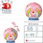 Preview: 54 Teile Ravensburger 3D Puzzle-Ball Care Bears Love-a-Lot Bear 12008072