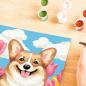 Preview: Ravensburger Malen nach Zahlen CREART Serie D Corgi im Blütenmeer 12023129 12023129