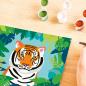 Preview: Ravensburger Malen nach Zahlen CREART Trend Serie Quadratisch Adults Trend Wilder Tiger 12023142