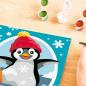 Preview: Ravensburger Malen nach Zahlen CREART mit Gips gießen Fröhlicher Pinguin 12023159