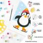 Preview: Ravensburger Malen nach Zahlen CREART Serie F Pinguin im Schnee 12023168 12023168