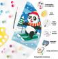 Preview: Ravensburger Malen nach Zahlen CREART Serie D Skifahrender Panda 12023184 12023184
