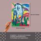 Preview: Ravensburger Malen nach Zahlen CREART CANVAS Collection Leinwand Blaues Pferd Franz Marc 12023205