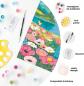 Preview: Ravensburger Malen nach Zahlen CREART Premium Serie B Adults Premium Blumenmeer am Bergsee 12023207