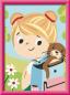 Preview: Ravensburger Malen nach Zahlen CREART Serie D Character Tilli & Otti 12023308