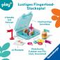 Preview: Ravensburger Spielwelt Küche Play+ Steck- und Spiel-Set Fingerfood 12034060