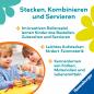 Preview: Ravensburger Spielwelt Küche Play+ Steck- und Spiel-Set Fingerfood 12034060