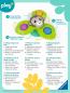 Preview: Ravensburger Kleinkindwelt Motorikspielzeug Play+ Spin & Pop: Baby-Fidget-Spinner Monkey 12034081