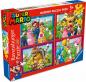 Preview: 4 x 100 Teile Ravensburger Kinder Puzzle Zeit für Mario! 05689