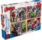 Preview: 4 x 100 Teile Ravensburger Kinder Puzzle Die mächtigen Avengers 07079