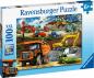 Preview: 100 Teile Ravensburger Kinder Puzzle XXL Fahrzeuge auf der Baustelle 12973