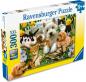 Preview: 300 Teile Ravensburger Kinder Puzzle XXL Fröhliche Tierfreundschaft 13160
