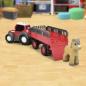 Preview: ABC Baby- & Kleinkindspielzeug Traktor mit Anhänger ABC Massey Ferguson Animal Trailer 204115012