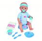 Preview: Simba Puppe New Born Baby Babypuppe Junge blaues Zubehör 105030044