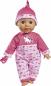 Preview: Simba Puppe Babypuppe Laura Kitzel Baby Regenbogenstrampler macht 25 Babylaute 105140060
