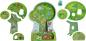Preview: 9 Teile HABA Kinder Holzpuzzle Waldtiere 1306939001