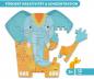 Preview: 12 Teile HABA Kinder Puzzle 2 in 1 Elefant 2011068001
