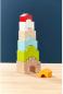 Preview: HABA Motorikspielzeug Stapelturm Haus auf Haus aus Holz 2011045001
