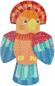 Preview: 21 Teile HABA Kinder Puzzle 2 in 1 Papagei 2011453001