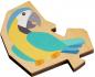 Preview: 21 Teile HABA Kinder Puzzle 2 in 1 Papagei 2011453001