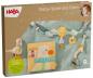 Preview: HABA Babywelt Baby-Spiel-Set Gans 4in1 mit Kinderwagenkette 2012333001