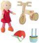 Preview: HABA Zubehör für Stoffpuppe Laufrad-Set Annelie 2011906001