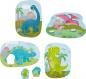 Preview: 2, 2x3, 4 Teile HABA Kinder Puzzle 4 erste Puzzles Dinos mit Holzfigur Babydino 2012186002