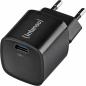 Preview: Intenso Ladegerät Power Adapter 30 Watt W30C² GaN 1x USB-C für 1 Gerät schwarz