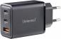 Preview: Intenso Ladegerät Power Adapter 65 Watt W65ACC GaN 1x USB-A + 2x USB-C für 3 Geräte schwarz