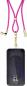 Preview: Intenso Cell Phone Charging Lanyard Handykette als Ladekabel Datenkabel 2 x USB-C 1,65m neon pink