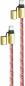 Preview: Intenso Cell Phone Charging Lanyard Handykette als Ladekabel Datenkabel 2 x USB-C bis 1,65m neon mix