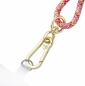 Preview: Intenso Cell Phone Charging Lanyard Handykette als Ladekabel Datenkabel 2 x USB-C bis 1,65m neon mix