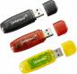 Preview: Intenso USB Stick 8GB Speicherstick Rainbow Line gelb, rot, schwarz 3er Pack