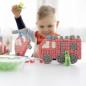 Preview: PlayMais Bastel Kreativität Classic 4 verschiedene Karten mit Firetruck Feuerwehr 160849