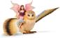 Preview: Schleich BAYALA® Elfe auf Glitzer-Eule Set 2 Teile 70789