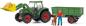 Preview: Schleich FARM WORLD Traktor mit Anhänger Set 50 Teile 42608