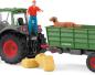 Preview: Schleich FARM WORLD Traktor mit Anhänger Set 50 Teile 42608