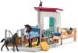 Preview: Schleich HORSE CLUB Pferdebox mit Stute und Fohlen Set 34 Teile 42611