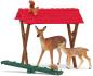 Preview: Schleich FARM WORLD Fütterung der Waldtiere Set 39 Teile 42658