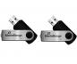 Preview: Mediarange USB Stick 32GB Speicherstick Swivel Swing silber 2er Pack