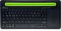 Preview: Mediarange Multi-pairing Funk Tastatur QWERTZ 78 Tasten und Touchpad schwarz/grün