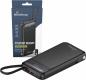 Preview: Mediarange Powerbank mobile Ladestation 10000 mAh Ladegerät USB 2x Typ C, Typ A, Lightning schwarz
