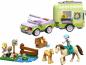 Preview: LEGO® Friends Pferd und Fohlen mit Pferdeanhänger 279 Teile 42695