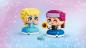Preview: LEGO® Disney Princess Die Mini-Prinzessinnen Anna und Elsa 65 Teile 43284
