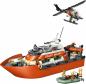 Preview: LEGO® City Exploration Rettungsboot der Küstenwache mit Hubschrauber 742 Teile 60504