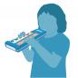 Preview: Brio Kleinkindwelt Holz Musikinstrument Melodica 30183