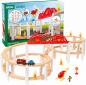 Preview: Brio World Eisenbahn Set Großes Spiralenset 73 Teile 36114