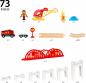 Preview: Brio World Eisenbahn Set Großes Spiralenset 73 Teile 36114